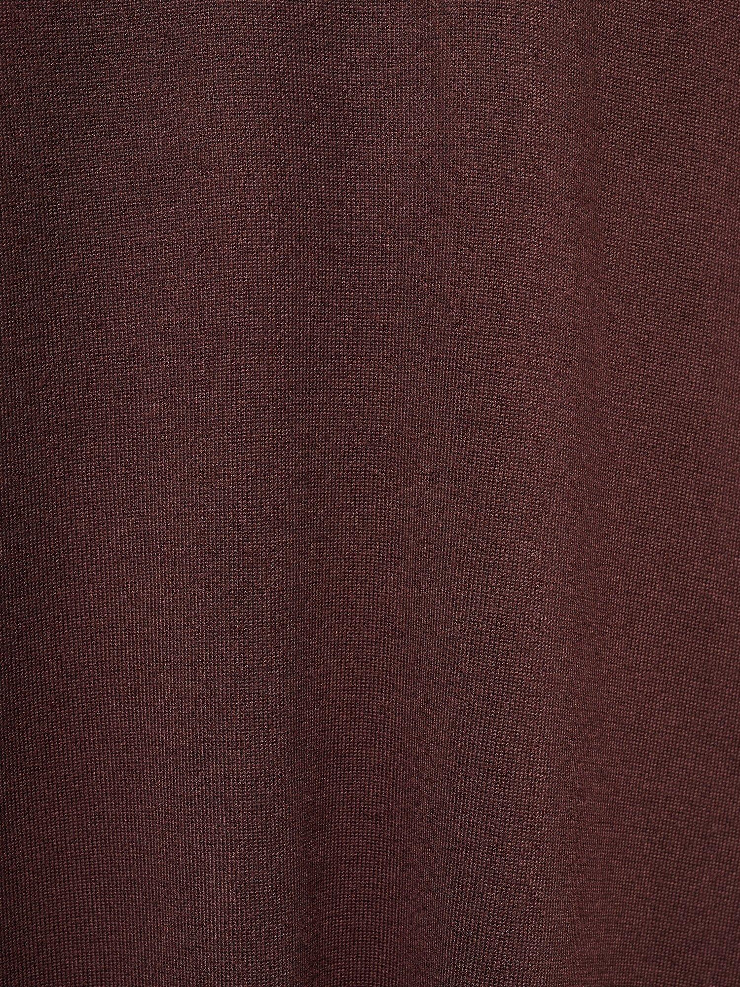 Product image 8 of 8, which shows Mango Pomodore Jumper Maxi Dress, Dark Red, 4
