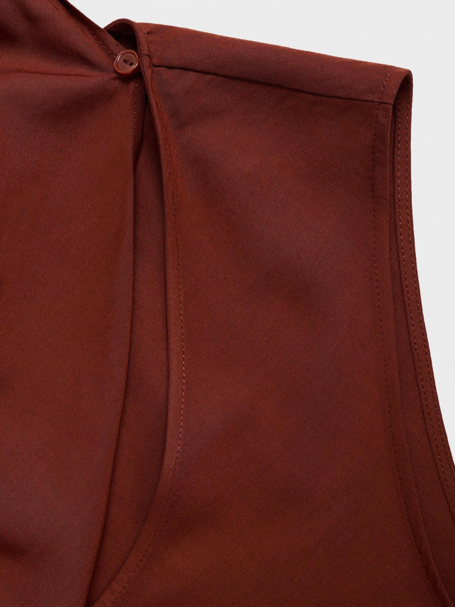 Product image 5 of 7, which shows Mango Lemon Scarf Neck Top, Copper, 10