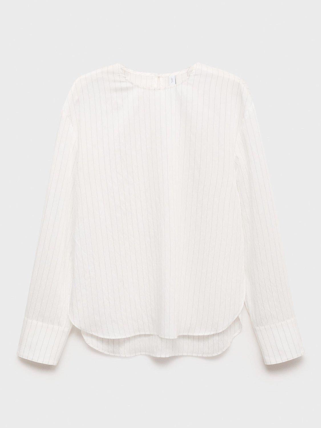 Product image 3 of 8, which shows Mango Ryan Blouse, White, 10