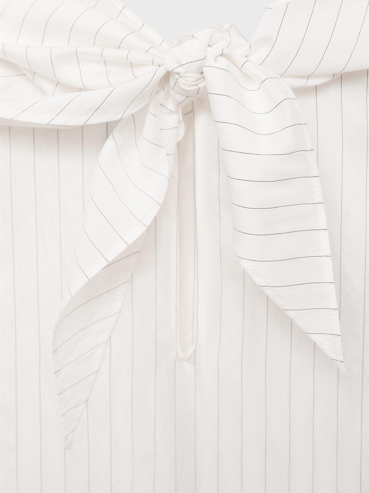 Product image 5 of 8, which shows Mango Ryan Blouse, White, 10