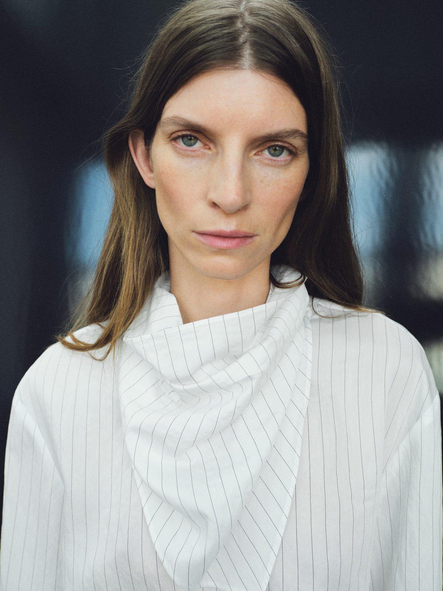 Product image 6 of 8, which shows Mango Ryan Blouse, White, 10