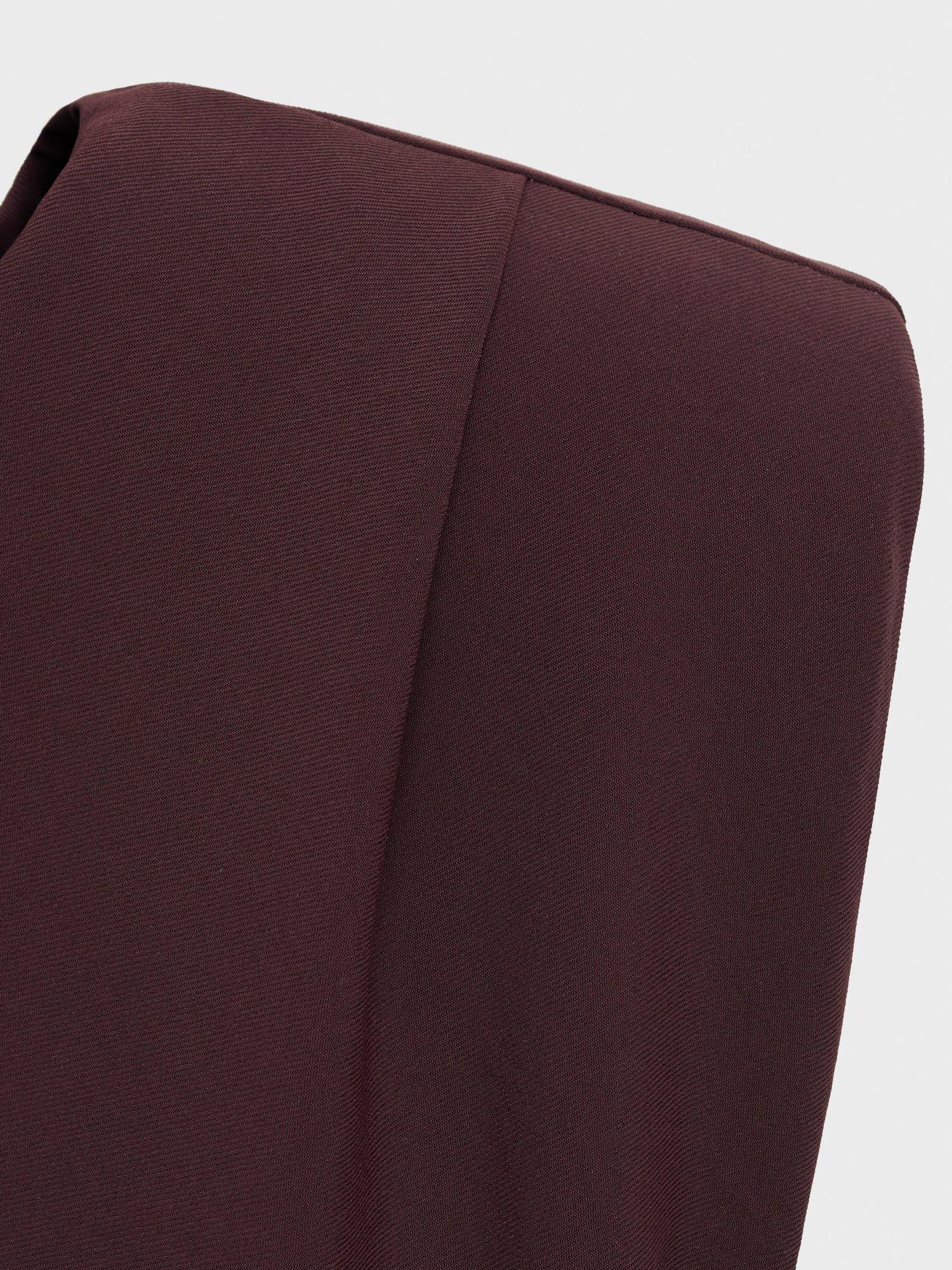 Product image 5 of 8, which shows Mango Stereo Sleeveless Round Neck T-Shirt, Dark Brown, 10