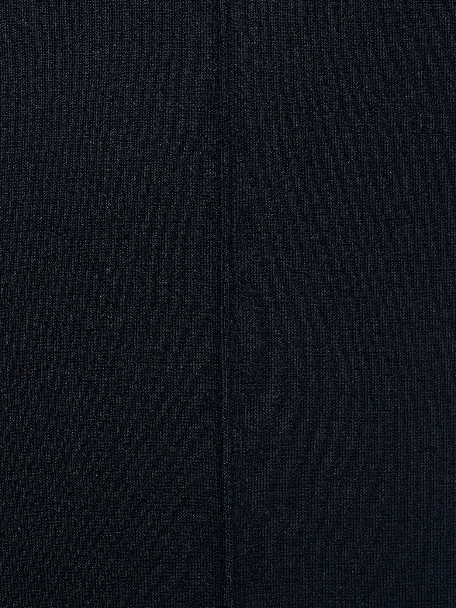 Product image 5 of 7, which shows Mango Paloma Mid Rise Straight Trousers, Navy, 4