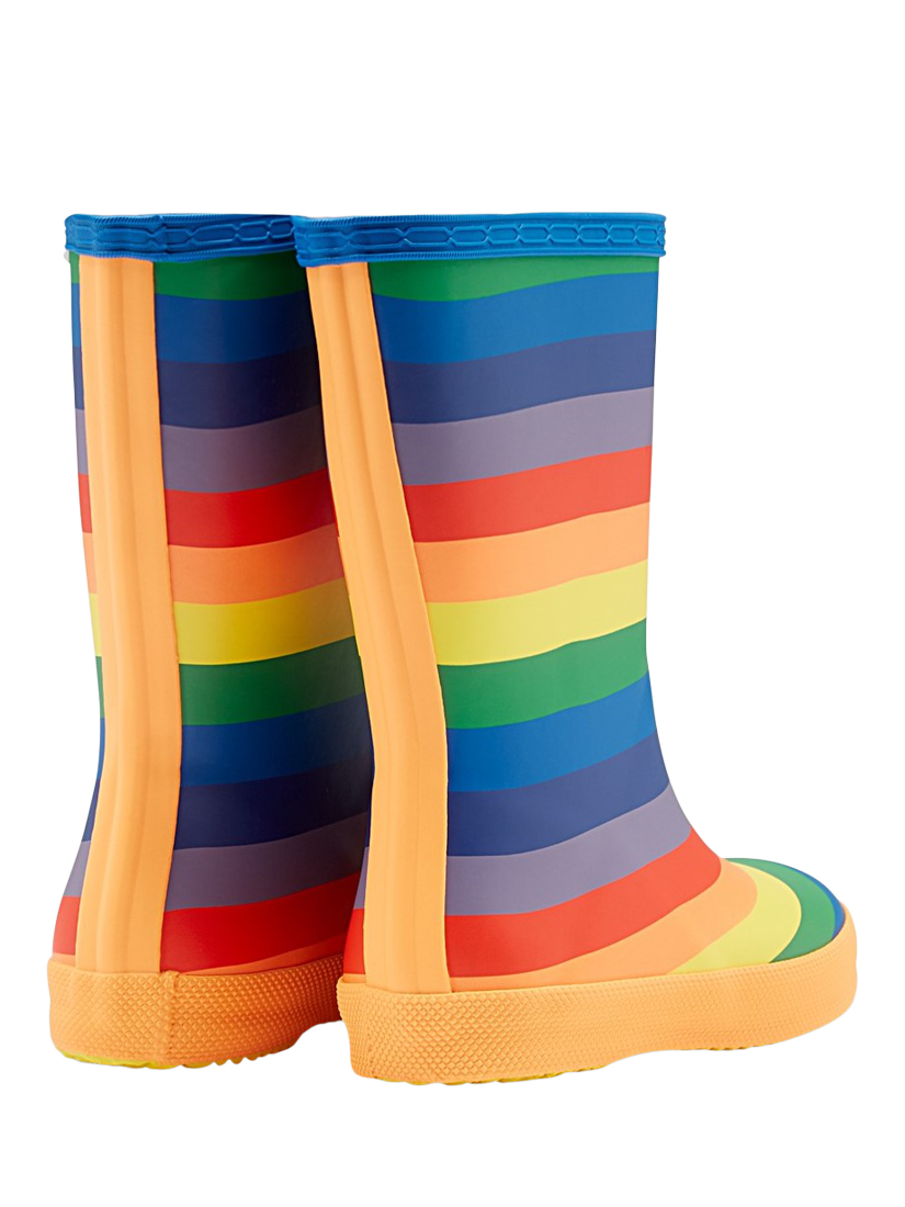 Product image 3 of 4, which shows Hunter Kids' First Rainbow Wellington Boots, Multicoloured, 8 Jnr