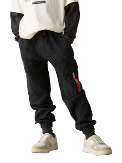 Angel & Rocket Kids' Cargo Joggers, Black, Black