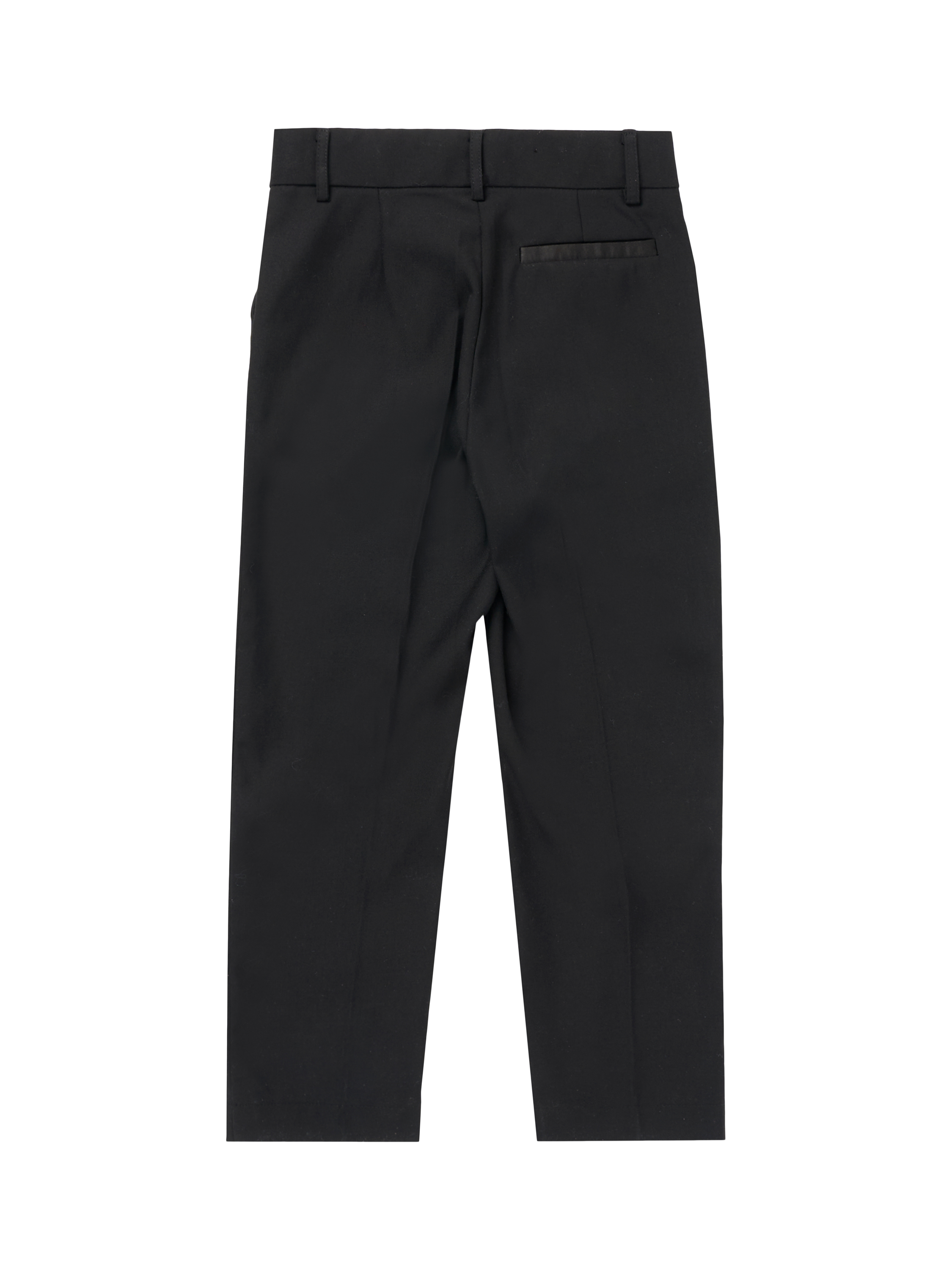 Product image 6 of 7, which shows Angel & Rocket Kids' Tuxedo Trousers, Black, 2 years