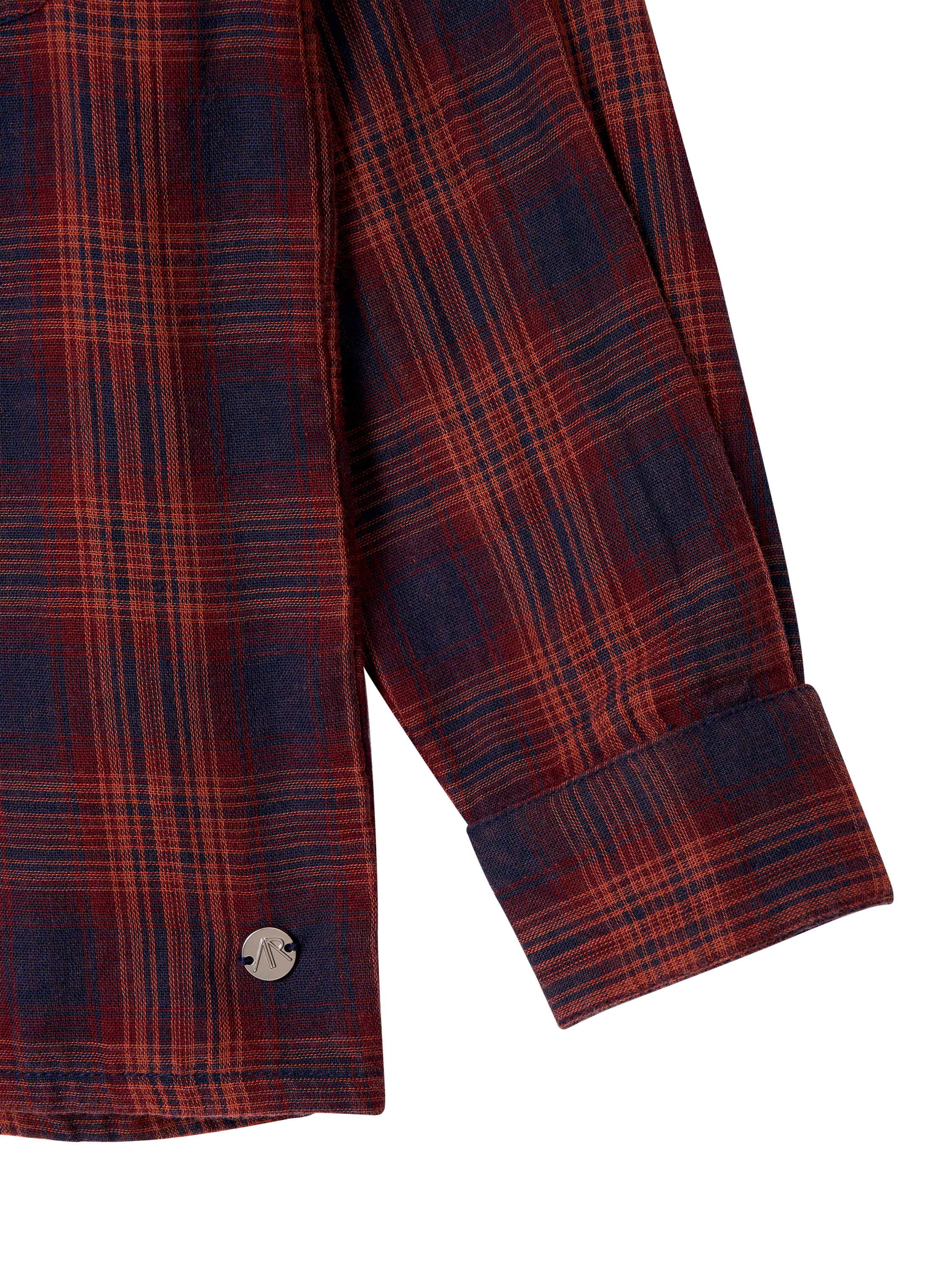 Product image 7 of 7, which shows Angel & Rocket Kids' Double Faced Shirt, Red, 3 years