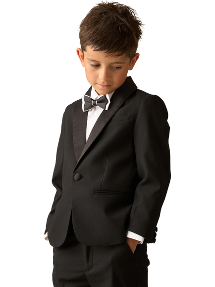 Angel & Rocket Kids' Tuxedo Jacket, Black, Black