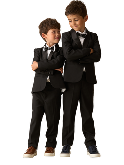 Angel & Rocket Kids' Tuxedo Jacket, Black - view 2, Black