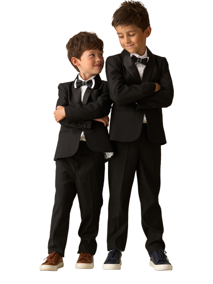 Angel & Rocket Kids' Tuxedo Jacket, Black - view 2, Black