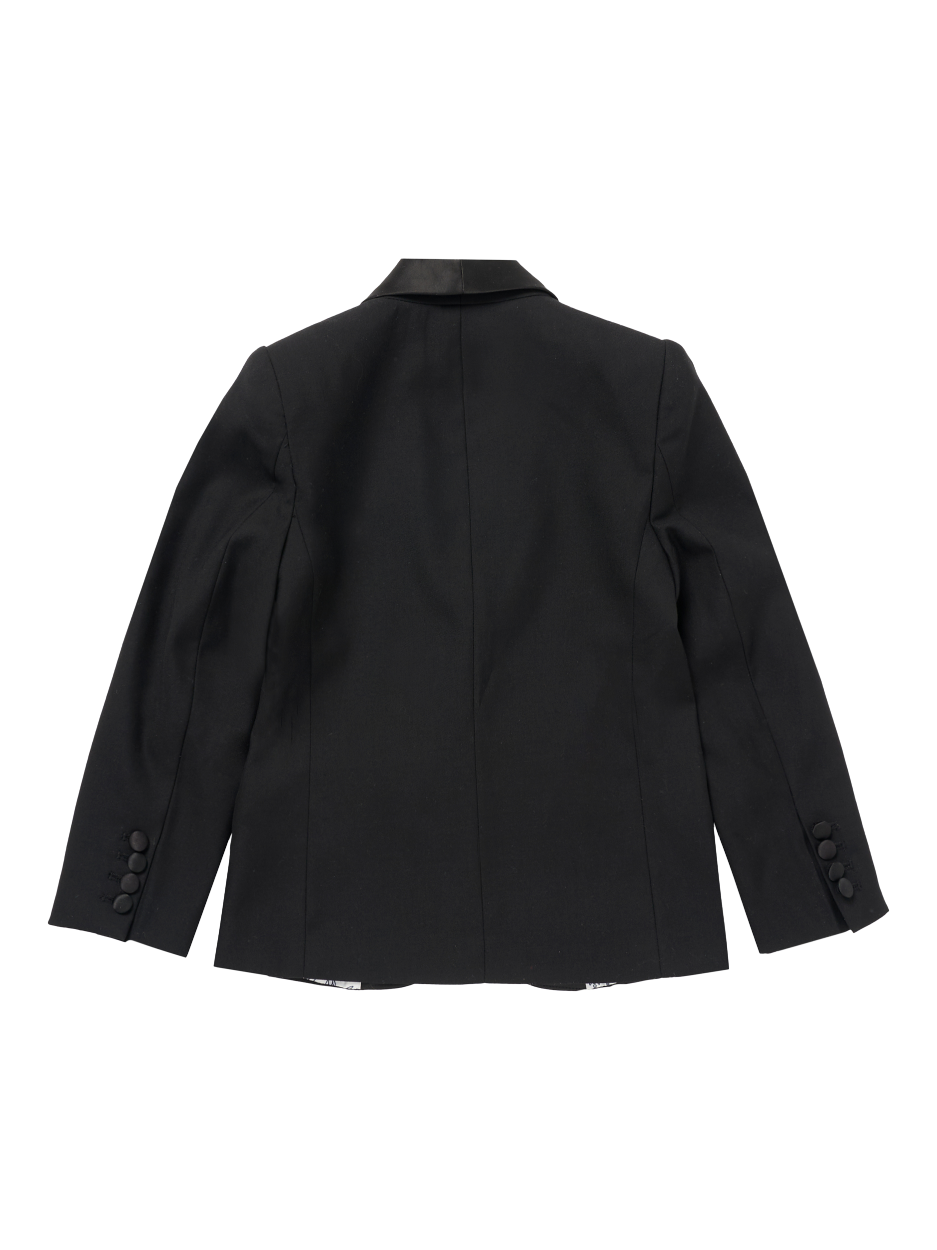 Product image 7 of 8, which shows Angel & Rocket Kids' Tuxedo Jacket, Black, 2 years