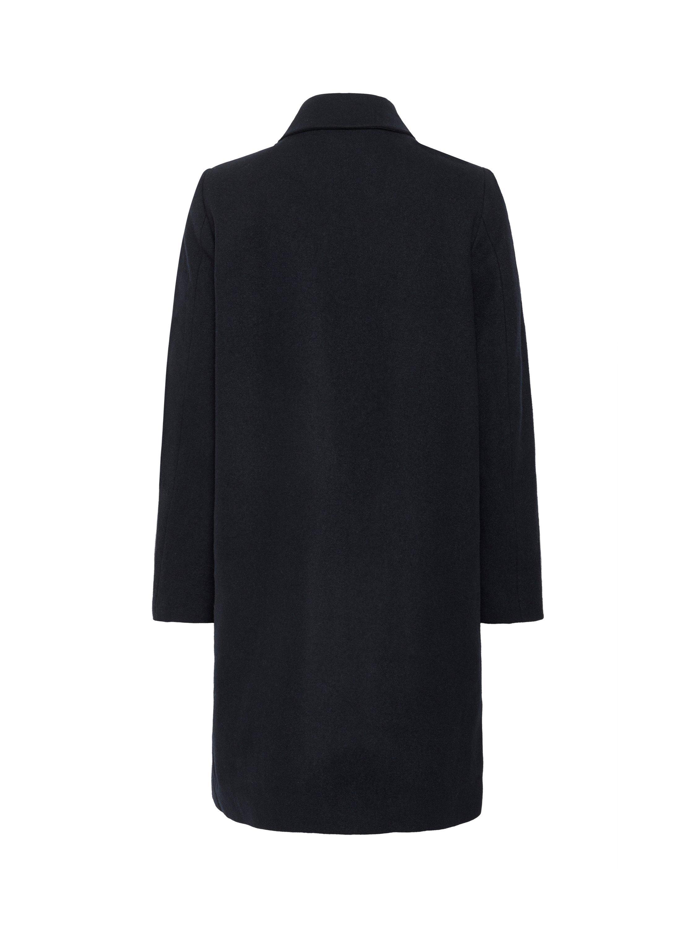 Product image 6 of 6, which shows Part Two Kamillas Wool Blend Coat, Dark Navy, 8