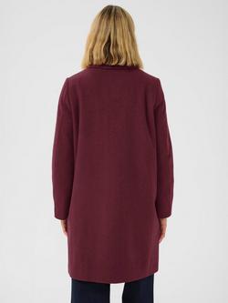 Part Two Kamillas Wool Blend Coat - view 2, Tawny Port Melange
