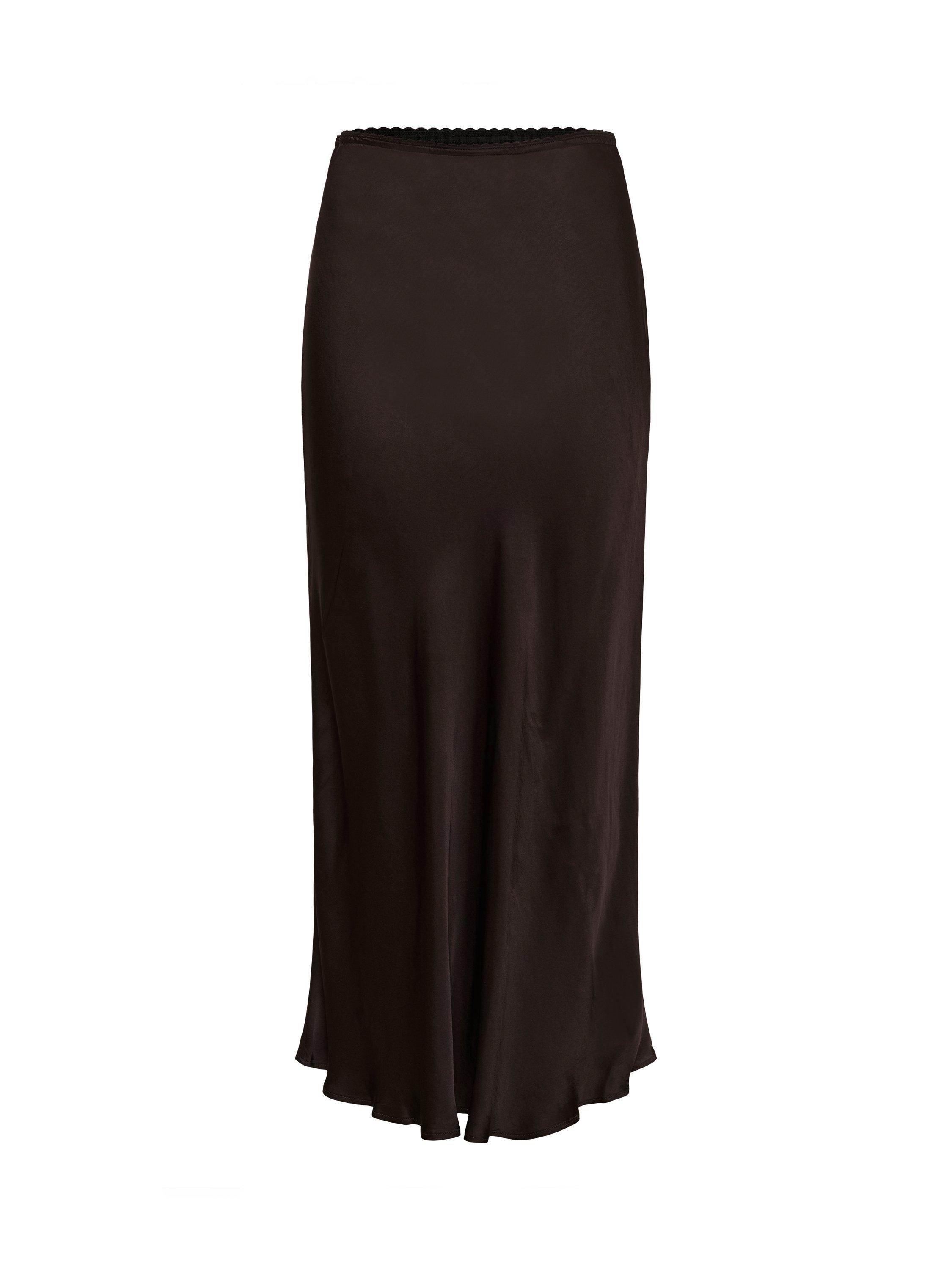 Product image 5 of 6, which shows Part Two Laurina Midi Skirt, Ganache, 8
