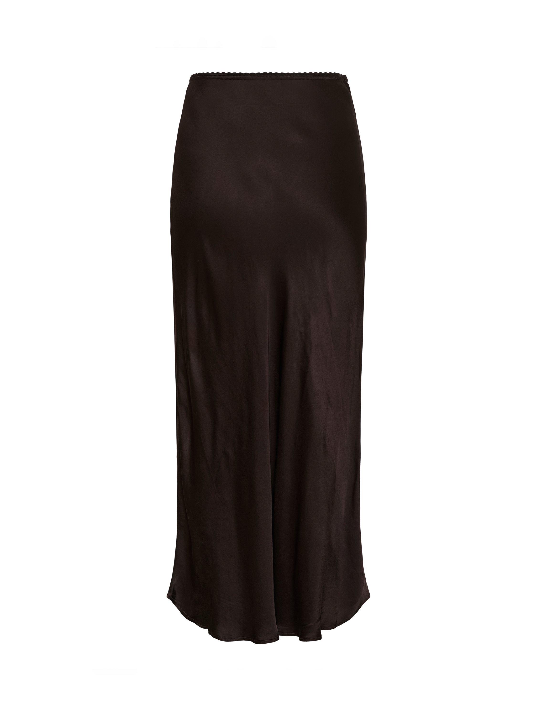 Product image 6 of 6, which shows Part Two Laurina Midi Skirt, Ganache, 8