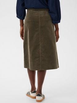Part Two Sofine A-Line Midi Skirt, Tarmac - view 2, Tarmac