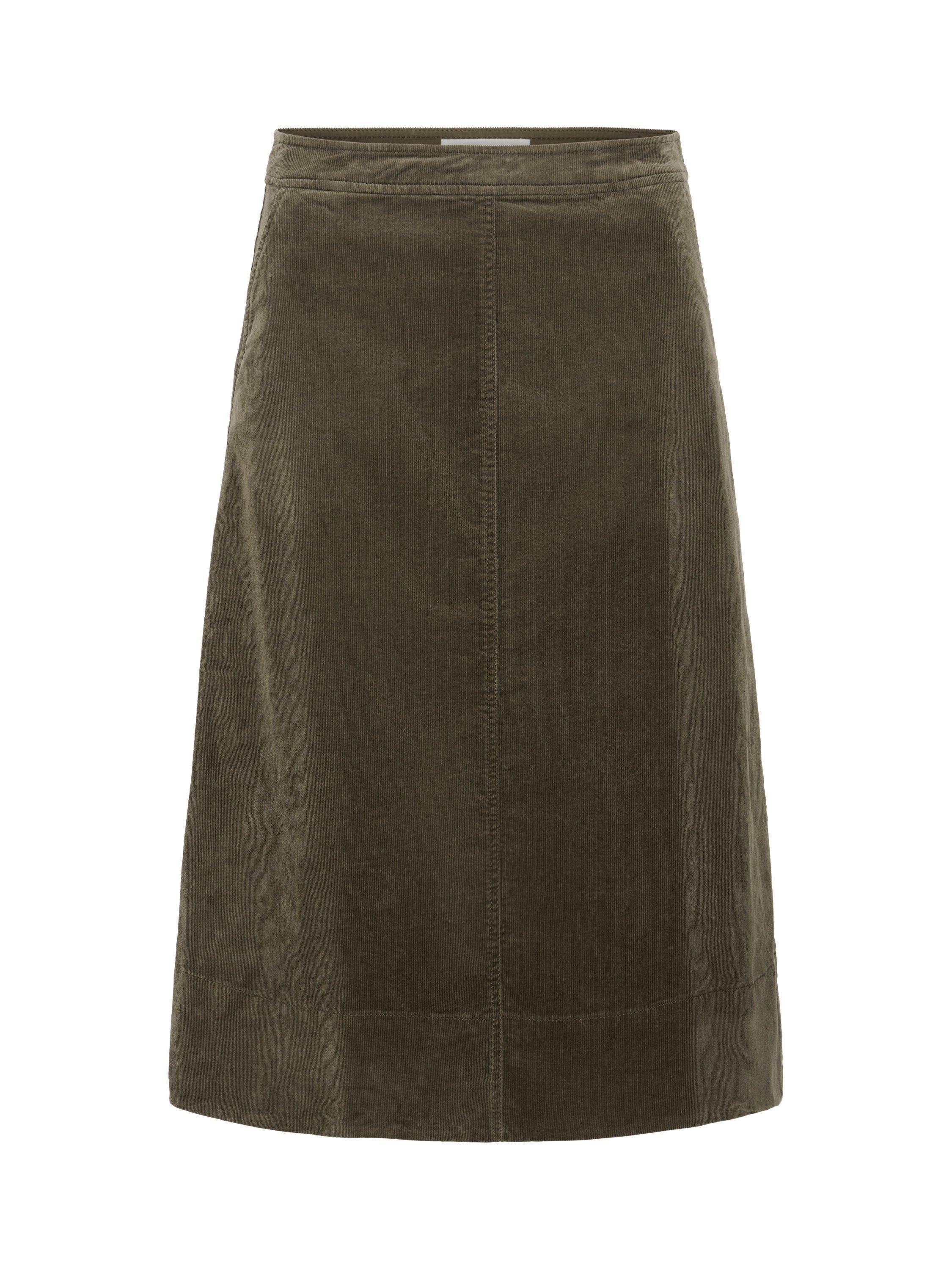 Product image 4 of 5, which shows Part Two Sofine A-Line Midi Skirt, Tarmac, 8