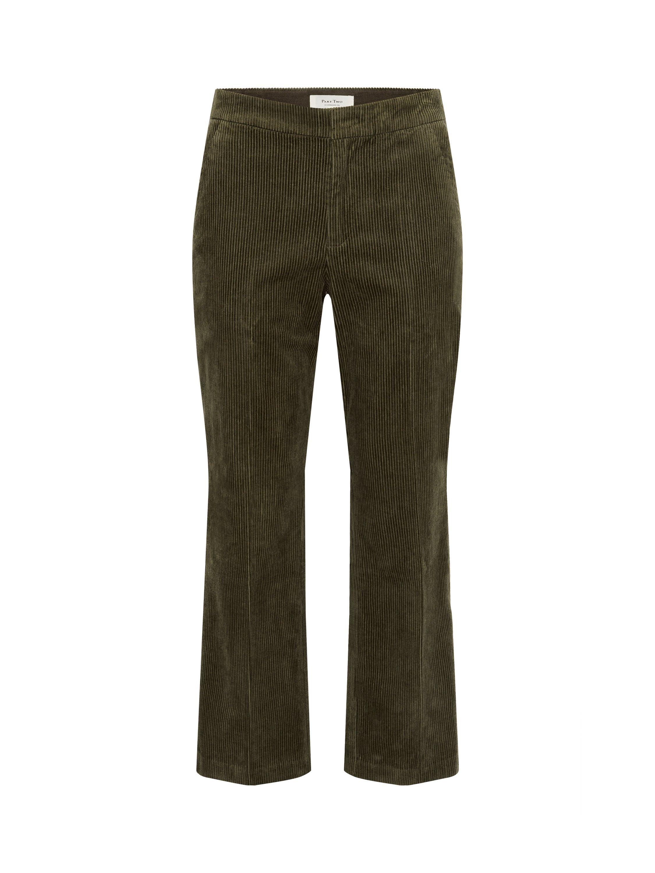 Product image 4 of 5, which shows Part Two Mishas Corduroy Trousers, Tarmac, 8