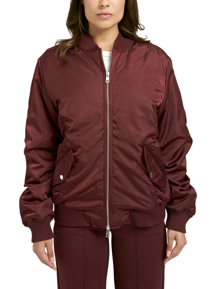 Smith & Soul Stretch Collar Bomber Jacket, Bordeaux, Bordeaux