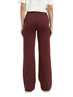 Smith & Soul Jersey Wide Leg Trousers - view 2, Bordeaux