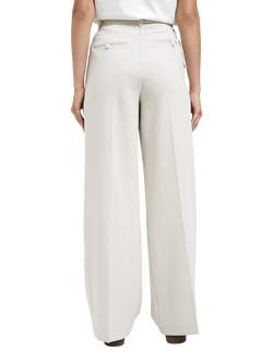 Smith & Soul Double Pleat Wide Leg Trousers - view 2, Beige