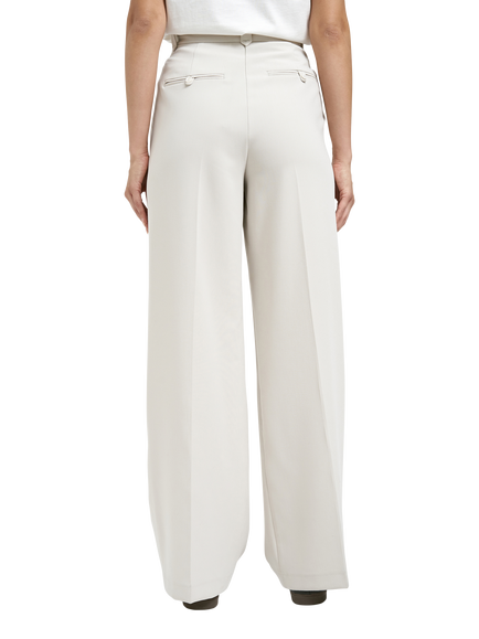 Smith & Soul Double Pleat Wide Leg Trousers - view 2, Beige