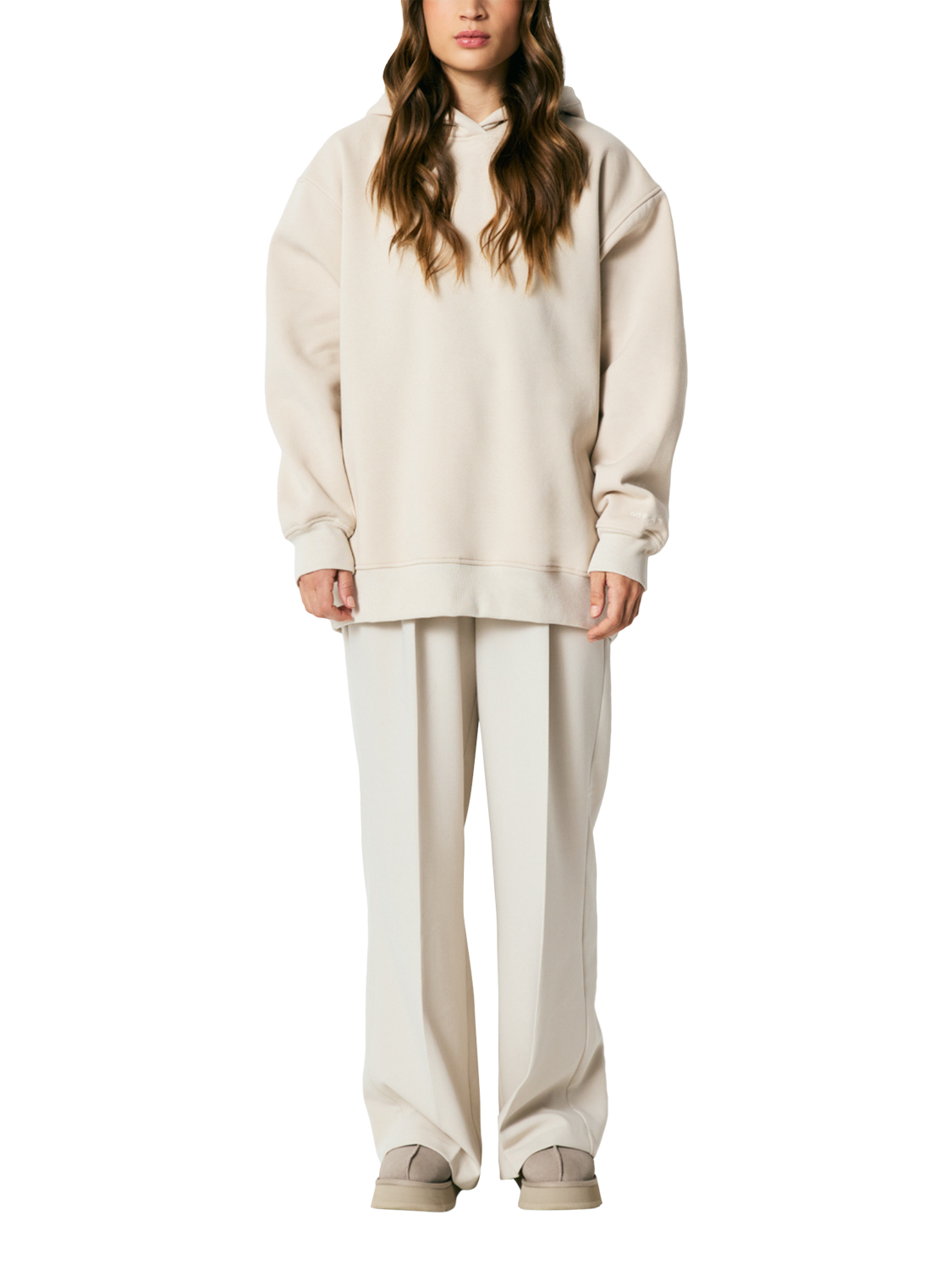 Product image 5 of 6, which shows Smith & Soul Limitless Oversized Hoodie, Beige, XS