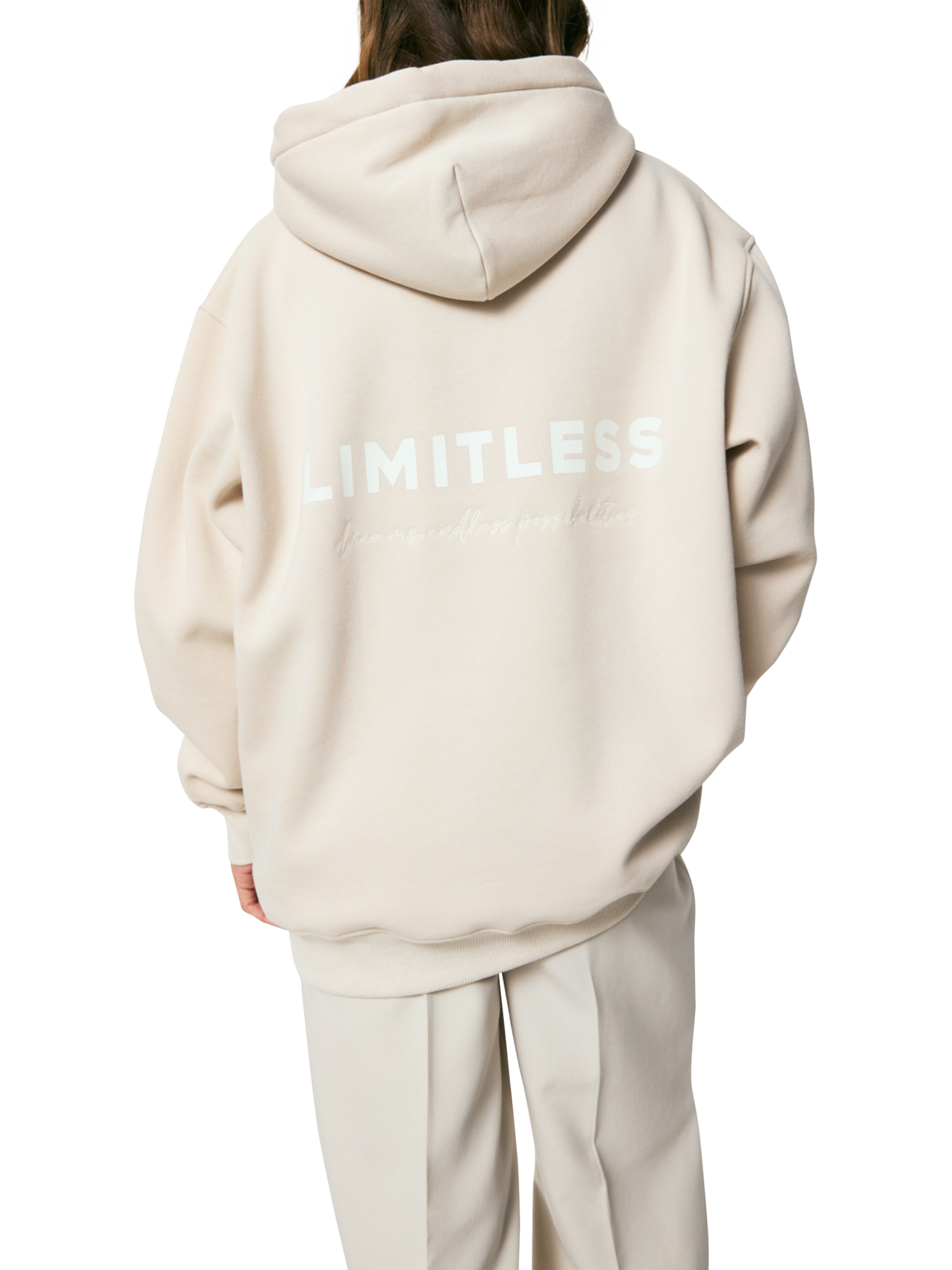 Product image 6 of 6, which shows Smith & Soul Limitless Oversized Hoodie, Beige, XS