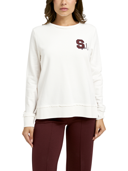 Smith & Soul Slogan Graphic Sweatshirt, Cream White, Cream White