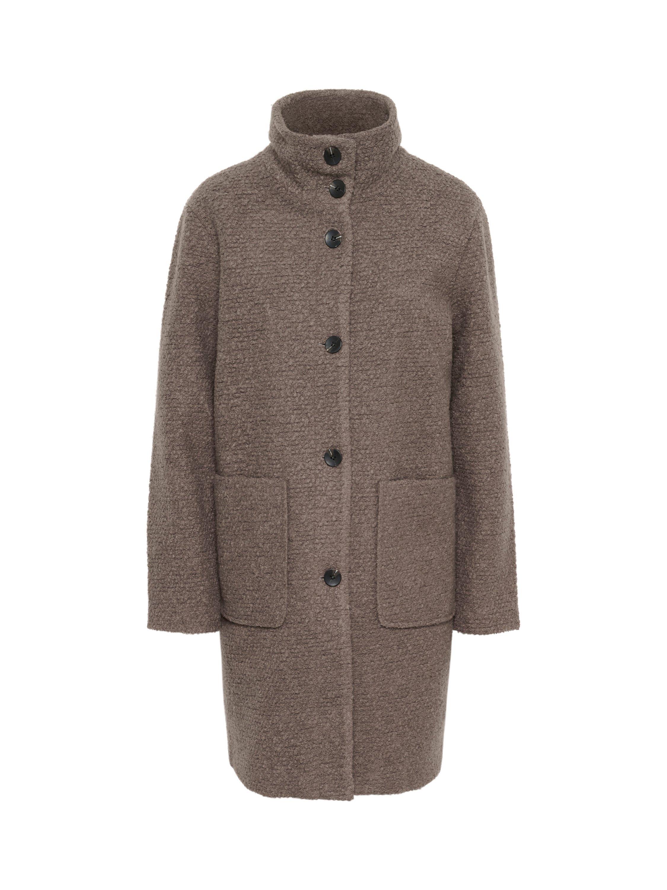 Product image 1 of 2, which shows Saint Tropez Ferddy Wool Blend Coat, Falcon, XS