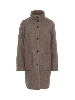 Saint Tropez Ferddy Wool Blend Coat, Falcon, Falcon