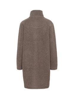 Saint Tropez Ferddy Wool Blend Coat, Falcon - view 2, Falcon