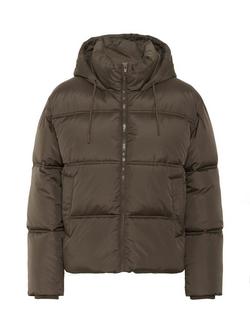 Saint Tropez Fey Puffer Jacket, Chocolate Brown, Chocolate Brown