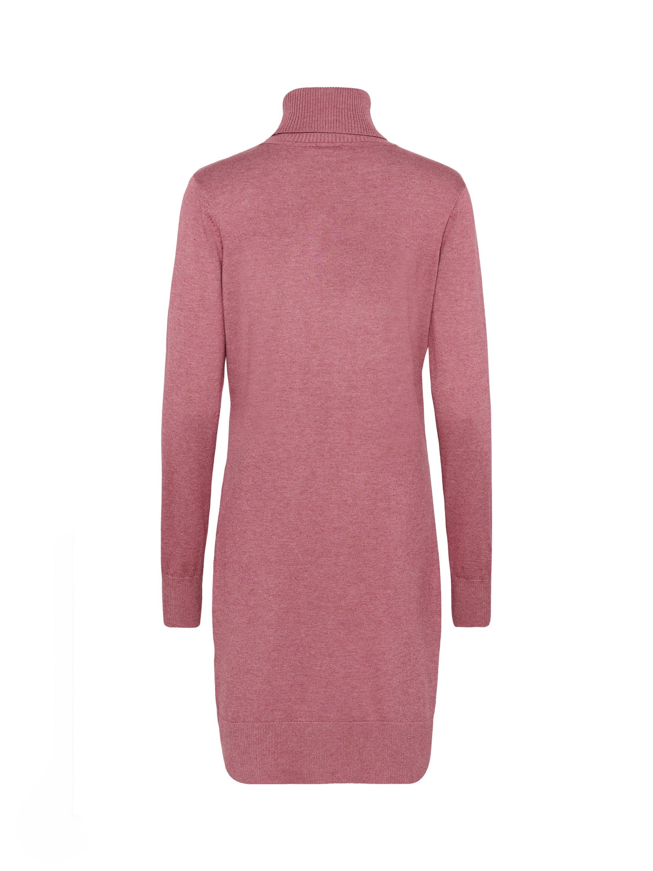 Product image 6 of 6, which shows Saint Tropez Mila Roll Neck Jumper Dress, Red Violet Melange, XS