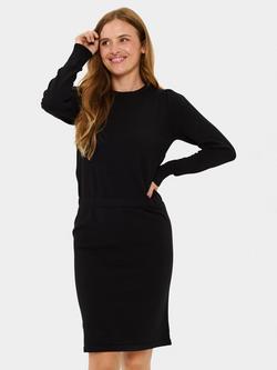 Saint Tropez Mila Round Neck Jumper Dress, Black