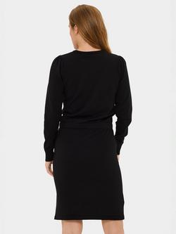 Saint Tropez Mila Round Neck Jumper Dress - view 2, Black