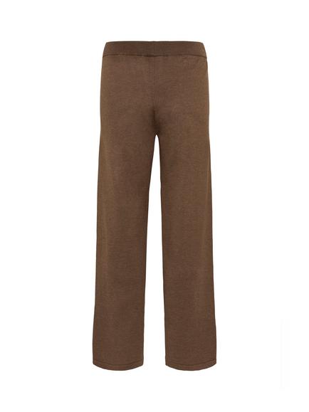 Saint Tropez Mila Knitted Trousers, Fondue Fudge Melange - view 2, Fondue Fudge Melange