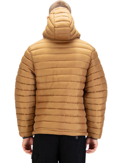 LUKE 1977 Padded Hooded Jacket, French Mustard - view 2, French Mustard