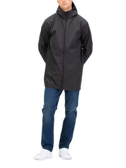 LUKE 1977 Hooded Zip Front Jacket, Black, Black