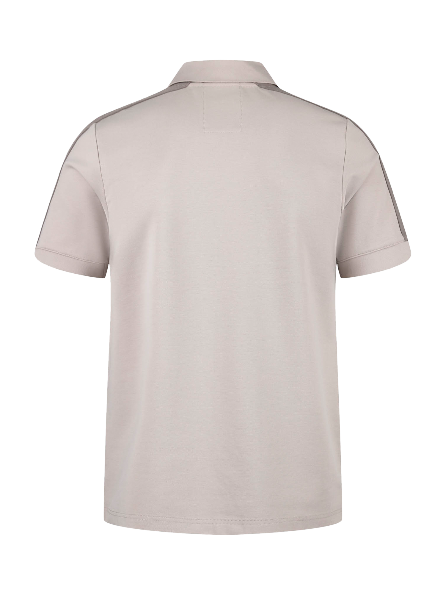 Product image 5 of 7, which shows LUKE 1977 Half Zip Cotton Blend Polo Shirt, Grey, S