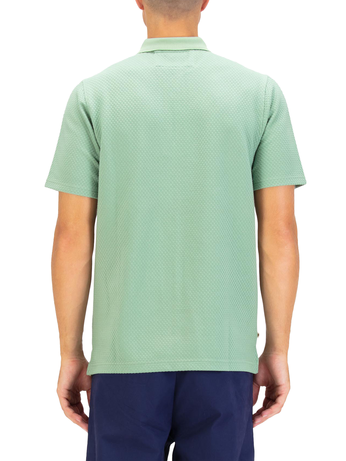 Product image 2 of 6, which shows LUKE 1977 Half Zip Polo Shirt, Sage, S