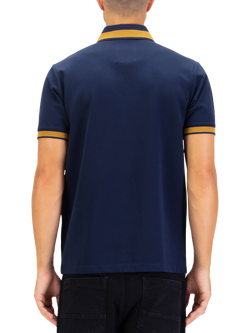 LUKE 1977 Makati Regular Fit Short Sleeve Polo Shirt - view 2, Navy Gold