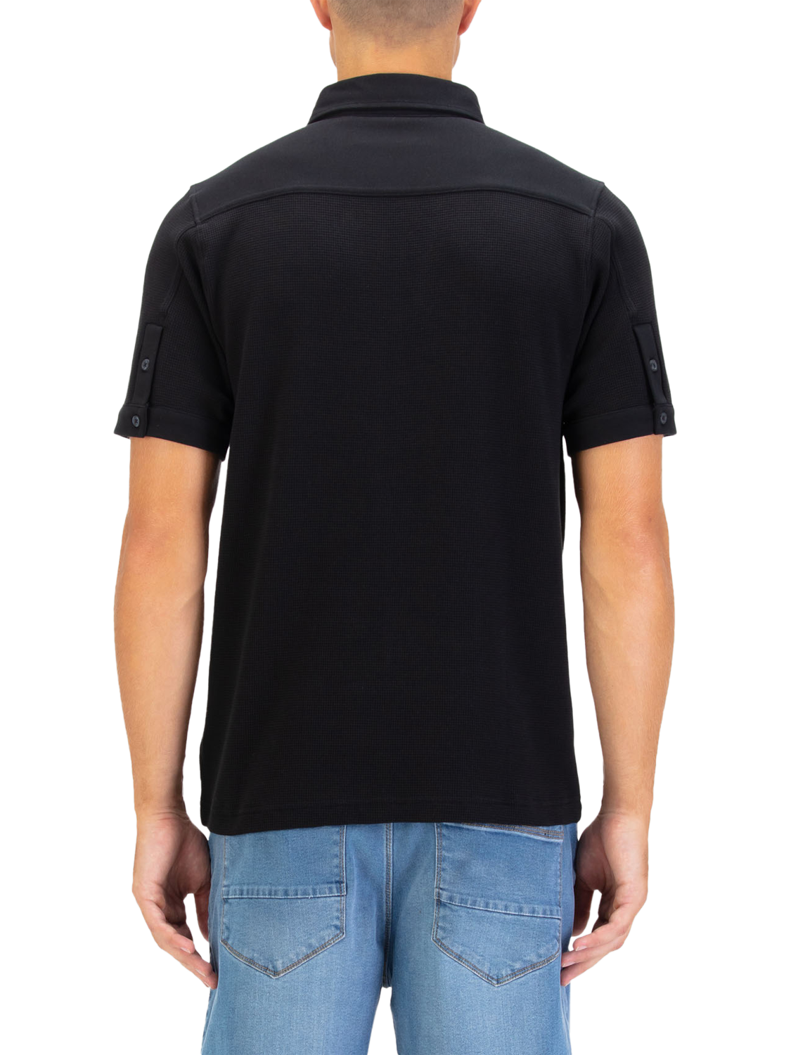 Product image 2 of 6, which shows LUKE 1977 New Larry Cotton Regular Fit Shirt, Black, S