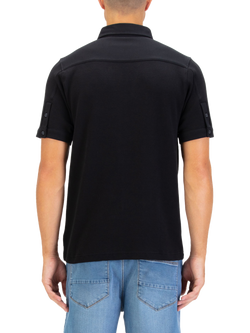 LUKE 1977 New Larry Cotton Regular Fit Shirt - view 2, Black