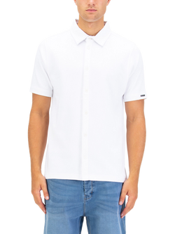 LUKE 1977 New Larry Cotton Regular Fit Shirt, White
