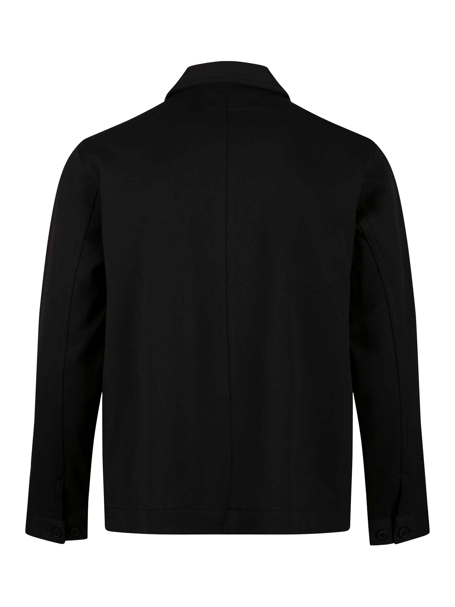 Product image 5 of 6, which shows LUKE 1977 Cotton Overshirt, Black, S