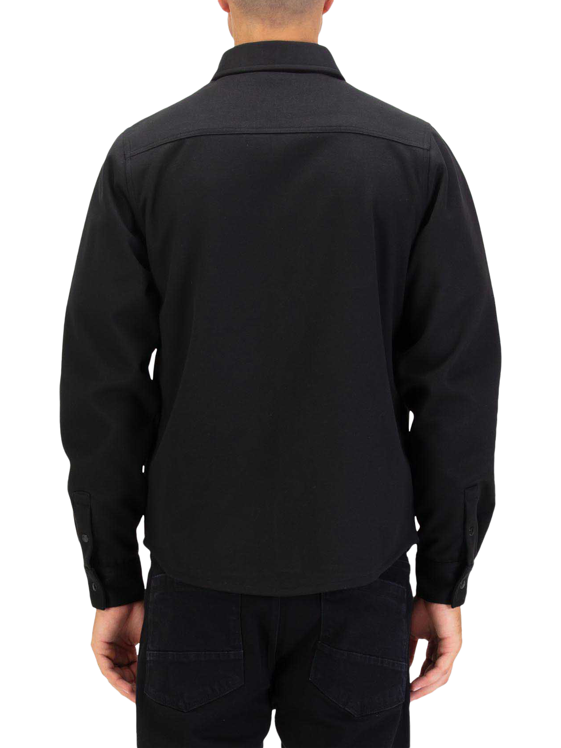Product image 2 of 6, which shows LUKE 1977 Hawich Luxury Overshirt, Black, S