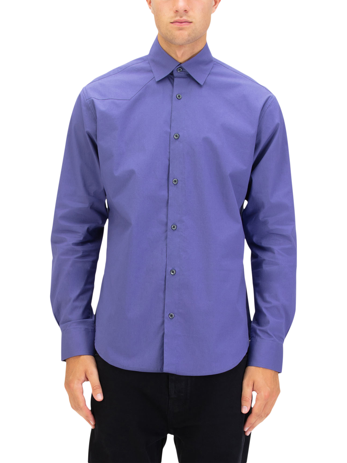 Product image 1 of 7, which shows LUKE 1977 Triple Crown Long Sleeve Shirt, Future Dusk, S