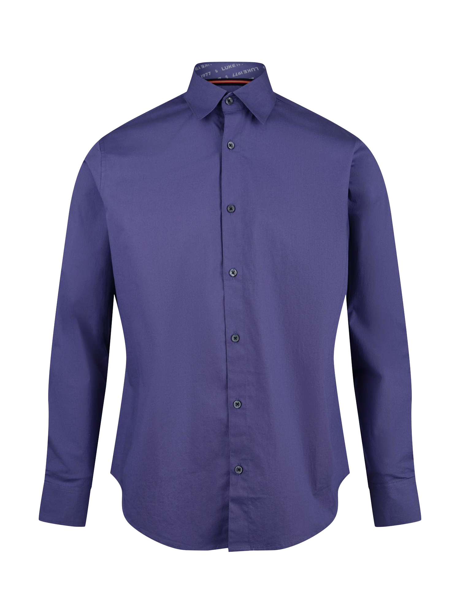 Product image 4 of 7, which shows LUKE 1977 Triple Crown Long Sleeve Shirt, Future Dusk, S