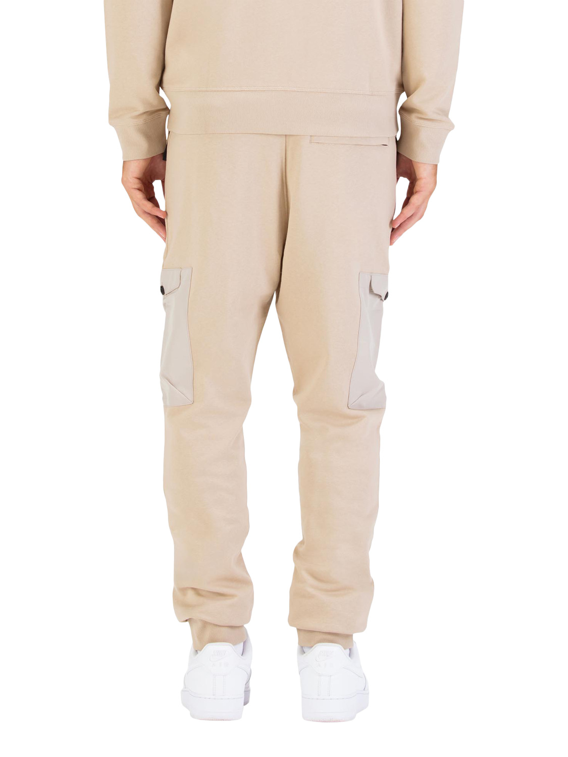Product image 2 of 4, which shows LUKE 1977 Ealing 1000 Cotton Joggers, Stone, S